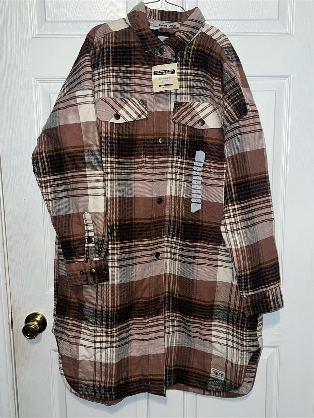 Duluth folklore flannel nwt sz xl